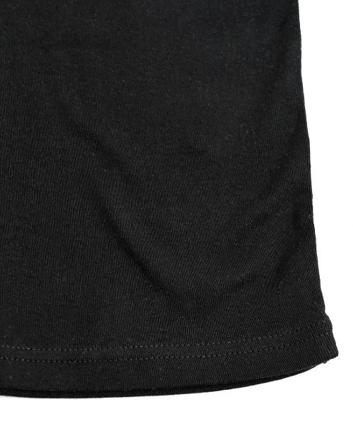 SILVER BULLET(シルバーバレット)の「『JEMORGAN LONG JOHNS/ジェーイーモーガンロングジョーンズ』フライス半袖ヘンリーTシャツ【+】(Tシャツ/カットソー・メンズ・チャコール/ブラック/杢グレー/オフホワイト・L/XL/M)」の22枚目の写真