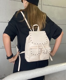 non-hedge | スタッズ合成皮革リュックサック(バックパック/リュック)