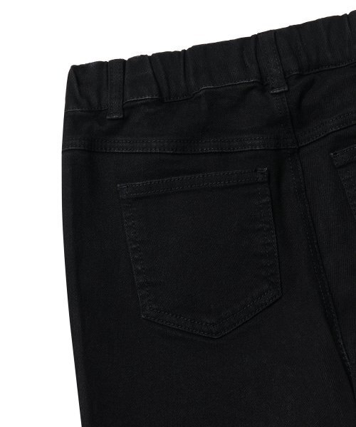 MUSINSA STANDARD KIDS（ムシンサスタンダードキッズ）の「スリムバンディングデニムパンツ[ブラック]（デニムパンツ・レディース・その他・140/150/110/120/130/100）」の6枚目の写真