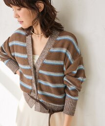RIVE DROITE | 予約【存在感抜群】マルチボーダーカーデ(カーディガン/ボレロ)