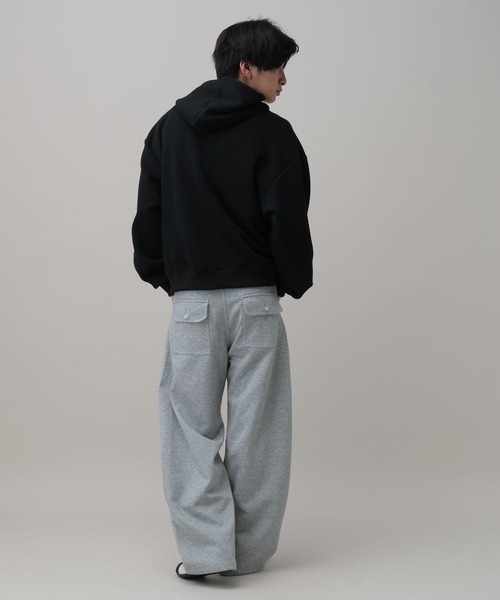 LAND MUSEUM(ランドミュージアム)の「LAND MUSEUM/バギーラインスウェットパンツ(スウェットパンツ・メンズ・グレー/ブラック・LARGE/MEDIUM)」の7枚目の写真