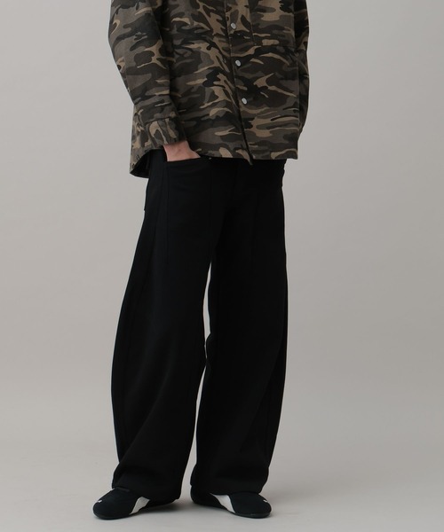 LAND MUSEUM(ランドミュージアム)の「LAND MUSEUM/バギーラインスウェットパンツ(スウェットパンツ・メンズ・グレー/ブラック・LARGE/MEDIUM)」の15枚目の写真