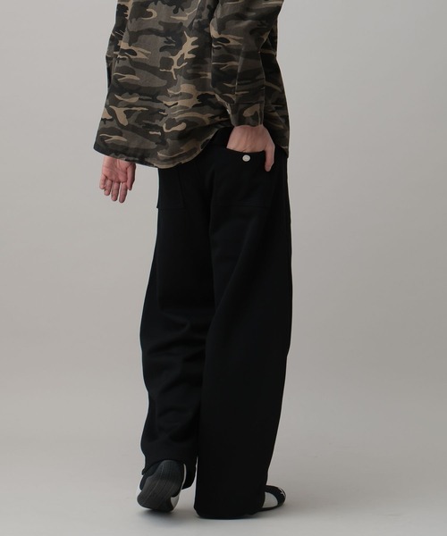 LAND MUSEUM(ランドミュージアム)の「LAND MUSEUM/バギーラインスウェットパンツ(スウェットパンツ・メンズ・グレー/ブラック・LARGE/MEDIUM)」の16枚目の写真