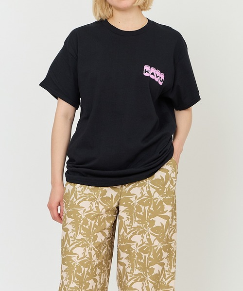 KAVU(カブー)の「KAVU/カブー Drink Frog Tee/ドリンクフロッグ Tシャツ(Tシャツ/カットソー・メンズ・ブラック/ライトイエロー/アッシュグレー・MEDIUM/LARGE)」の8枚目の写真