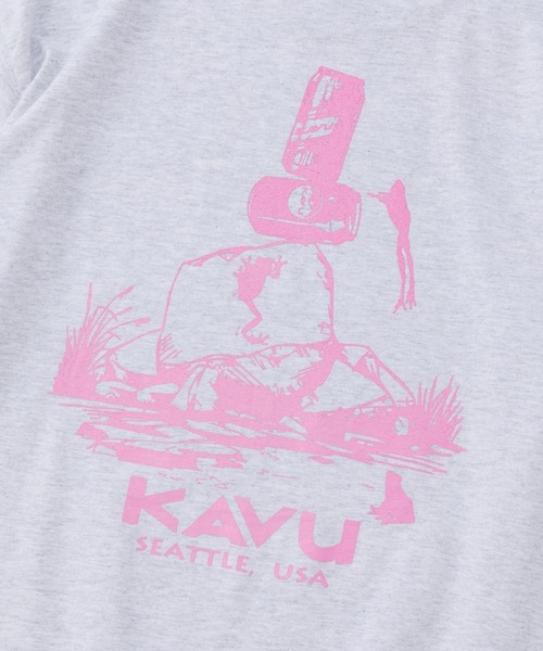 KAVU(カブー)の「KAVU/カブー Drink Frog Tee/ドリンクフロッグ Tシャツ(Tシャツ/カットソー・メンズ・ブラック/ライトイエロー/アッシュグレー・MEDIUM/LARGE)」の13枚目の写真