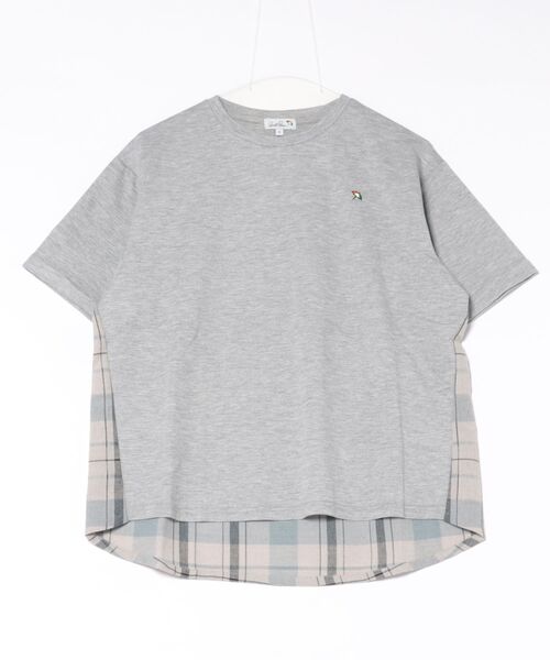 Arnold Palmer(アーノルドパーマー)の「ビックチェック ドッキング プルオーバー(Tシャツ/カットソー・レディース・サックスブルー/ネイビー/ブラック系1/ブラック系2・L/M/S)」の17枚目の写真