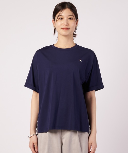 Arnold Palmer(アーノルドパーマー)の「ビックチェック ドッキング プルオーバー(Tシャツ/カットソー・レディース・サックスブルー/ネイビー/ブラック系1/ブラック系2・L/M/S)」の10枚目の写真