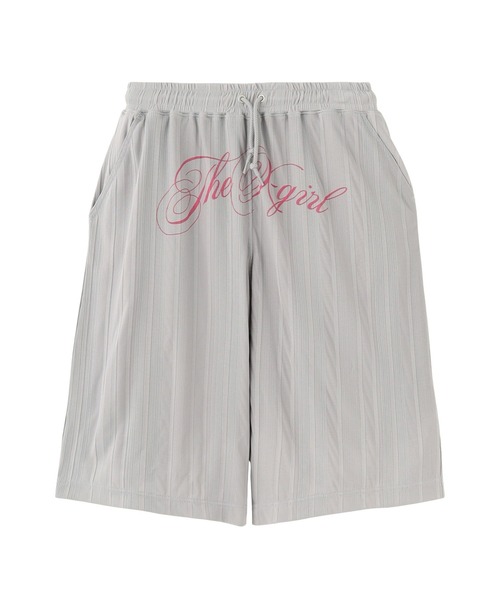X-girl(エックスガール)の「SCRIPT LOGO SHORTS(その他パンツ・レディース・ブラック/グレー・S/M)」の15枚目の写真