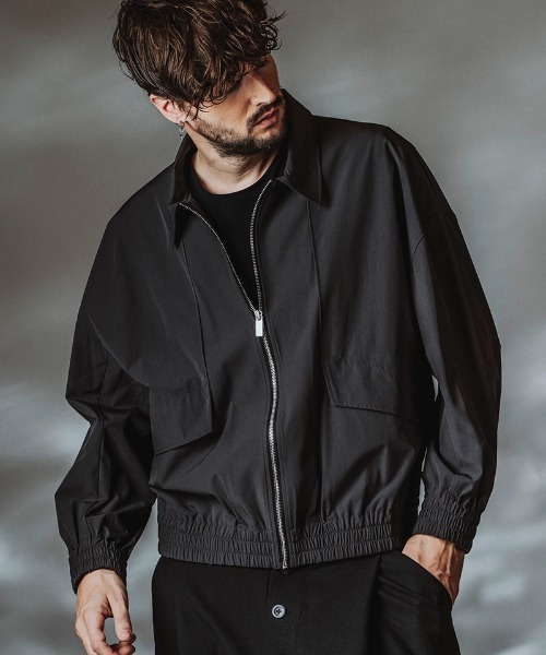 NO ID.(ノーアイディ)の「mj11426-テックイージーボンバーJKT ジャケット(858006-444B)(ミリタリージャケット・メンズ・グレー/ブラック・ONE SIZE)」の19枚目の写真