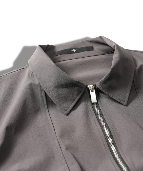 NO ID.(ノーアイディ)の「mj11426-テックイージーボンバーJKT ジャケット(858006-444B)(ミリタリージャケット・メンズ・グレー/ブラック・ONE SIZE)」の11枚目の写真