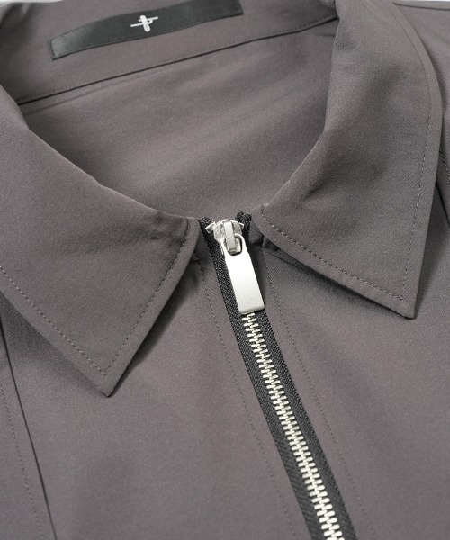 NO ID.(ノーアイディ)の「mj11426-テックイージーボンバーJKT ジャケット(858006-444B)(ミリタリージャケット・メンズ・グレー/ブラック・ONE SIZE)」の12枚目の写真