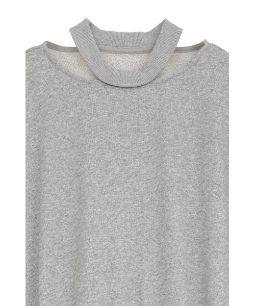 MANOF(マノフ)の「BACK CUT SWEAT DRESS(ワンピース・レディース・ブラック/グレー・F)」の12枚目の写真