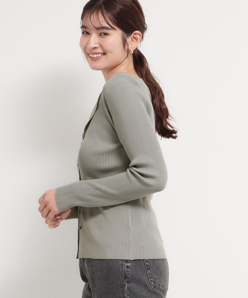 THE SHOP TK (ザ ショップ ティーケー )の「レースレイヤードリブニット(ニット/セーター・レディース・ベージュ/グレー/ブラック・12/13)」の18枚目の写真