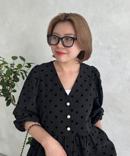 prose verse（プロズヴェール）の「【ブルーライト/UVカット】カラーが変わる調光レンズ メガネサングラス（サングラス・レディース・ブラック/ブラウン・FREE）」の4枚目の写真