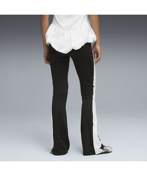 PUMA（プーマ）の「PUMA プーマ ウィメンズ T7 フレアード ポッパー タイツ T7 Flared Popper Tights（レギンス/スパッツ・レディース・ブラック・X-LARGE/LARGE/MEDIUM/SMALL）」の2枚目の写真