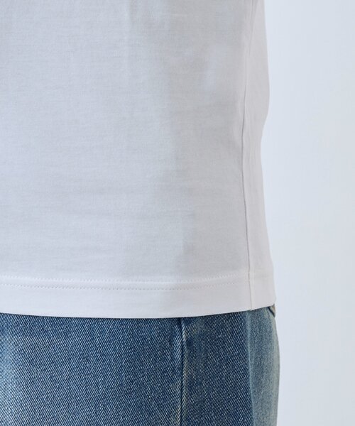 RIVE DROITE(リヴドロワ)の「【接触冷感/UVカット素材】ゴブソデクルーネックTee(Tシャツ/カットソー・レディース・ホワイト/ブラック・FREE)」の18枚目の写真