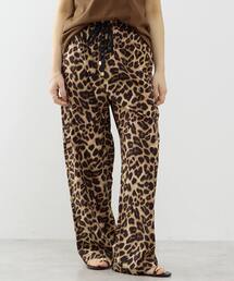 SOFFITTO | レオパード柄ALLゴムリラックスパンツ(その他パンツ)