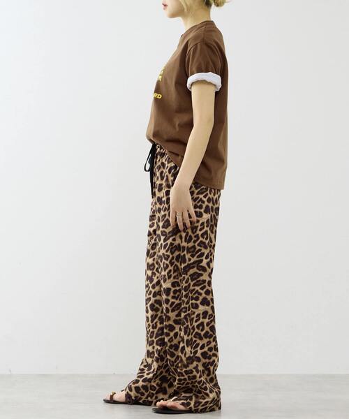 SOFFITTO（ソフィット）の「レオパード柄ALLゴムリラックスパンツ（その他パンツ・レディース・レオパード・M）」の6枚目の写真
