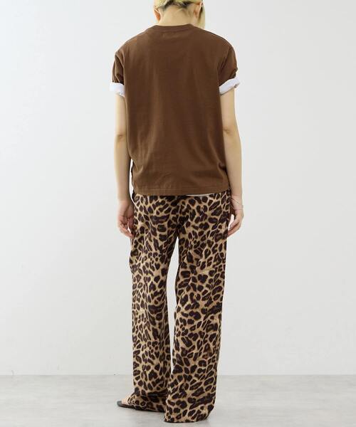 SOFFITTO（ソフィット）の「レオパード柄ALLゴムリラックスパンツ（その他パンツ・レディース・レオパード・M）」の7枚目の写真