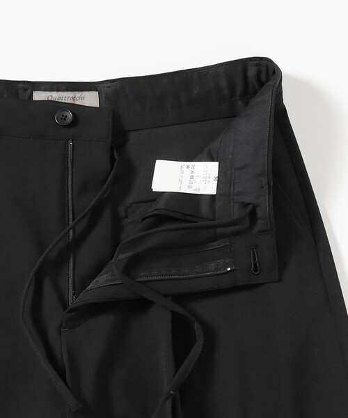 QUATTROCCHI（クアトロッキ）の「QUATTROCCHI / ワイド イージー ショーツ（その他パンツ・メンズ・ブラック/チャコールグレー・48/46）」の12枚目の写真