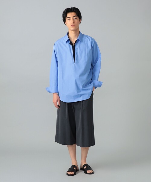 QUATTROCCHI(クアトロッキ)の「QUATTROCCHI / ワイド イージー ショーツ(その他パンツ・メンズ・ブラック/チャコールグレー・48/46)」の16枚目の写真