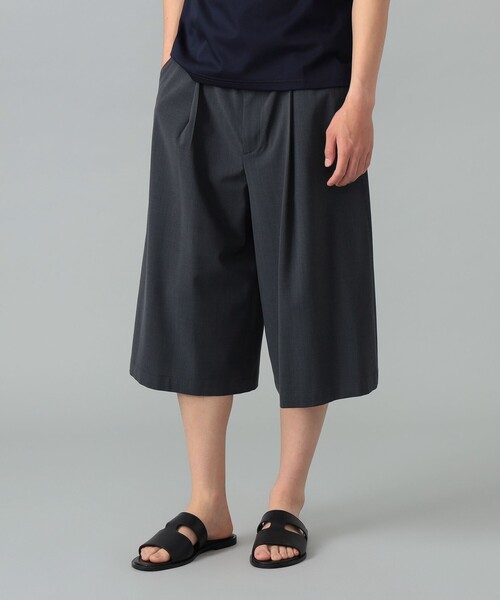 QUATTROCCHI(クアトロッキ)の「QUATTROCCHI / ワイド イージー ショーツ(その他パンツ・メンズ・ブラック/チャコールグレー・48/46)」の17枚目の写真