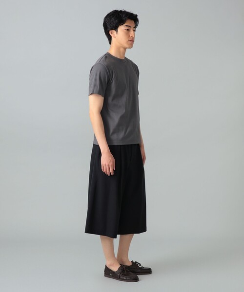 QUATTROCCHI(クアトロッキ)の「QUATTROCCHI / ワイド イージー ショーツ(その他パンツ・メンズ・ブラック/チャコールグレー・48/46)」の22枚目の写真