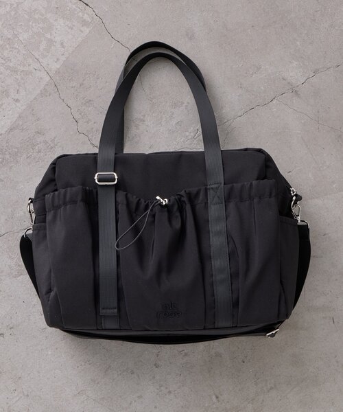 goocy（グーシー）の「ナイロン2WAYボストン（ショルダーバッグ・レディース・ブラック/グレー・FREE）」の8枚目の写真
