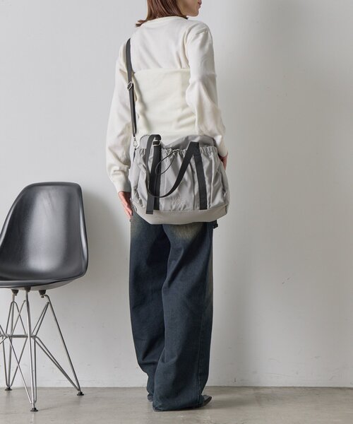 goocy（グーシー）の「ナイロン2WAYボストン（ショルダーバッグ・レディース・ブラック/グレー・FREE）」の13枚目の写真