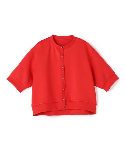 UNFILO(アンフィーロ)の「【VERY掲載】BEAUTY FORM JERSEY light スナップカーディガン(カーディガン/ボレロ・レディース・ベージュ系/グレー系/アイボリー系/ブラック系/レッド系・X-LARGE)」の12枚目の写真