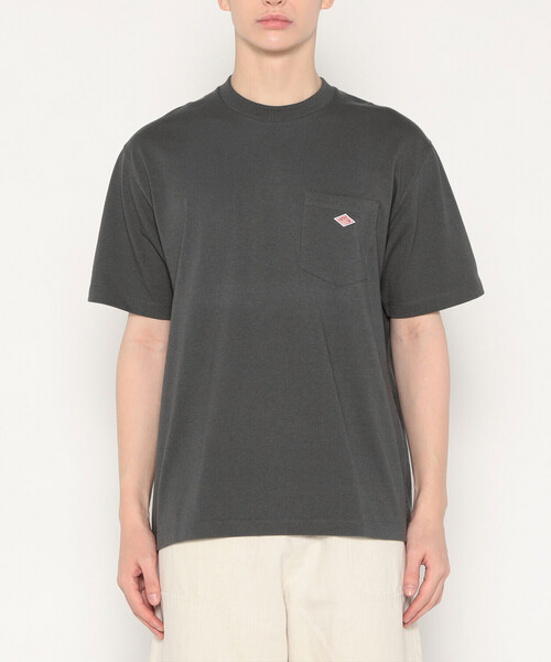 DANTON(ダントン)の「Men's Short Sleeve Pocket T-shirt(Tシャツ/カットソー・メンズ・ホワイト/グレイッシュベージュ/ブラック/ホワイト系その他/ブルー系その他/ダークグレー/オレンジ/ネイビー・S/L/XL/M/XXL)」の4枚目の写真