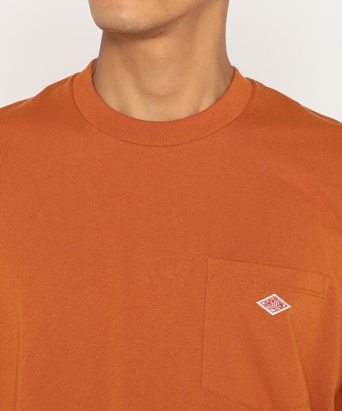 DANTON(ダントン)の「Men's Short Sleeve Pocket T-shirt(Tシャツ/カットソー・メンズ・ホワイト/グレイッシュベージュ/ブラック/ホワイト系その他/ブルー系その他/ダークグレー/オレンジ/ネイビー・S/L/XL/M/XXL)」の13枚目の写真
