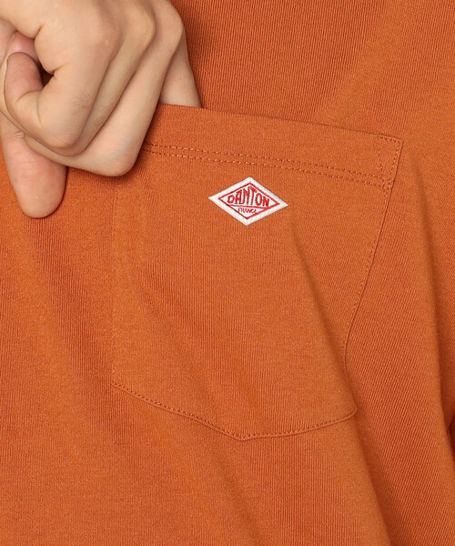 DANTON(ダントン)の「Men's Short Sleeve Pocket T-shirt(Tシャツ/カットソー・メンズ・ホワイト/グレイッシュベージュ/ブラック/ホワイト系その他/ブルー系その他/ダークグレー/オレンジ/ネイビー・S/L/XL/M/XXL)」の16枚目の写真