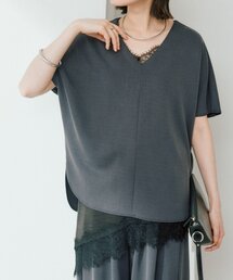 RIVE DROITE | 【セットアップ着用可能/接触冷感】ドレーピーカットソー(Tシャツ/カットソー)