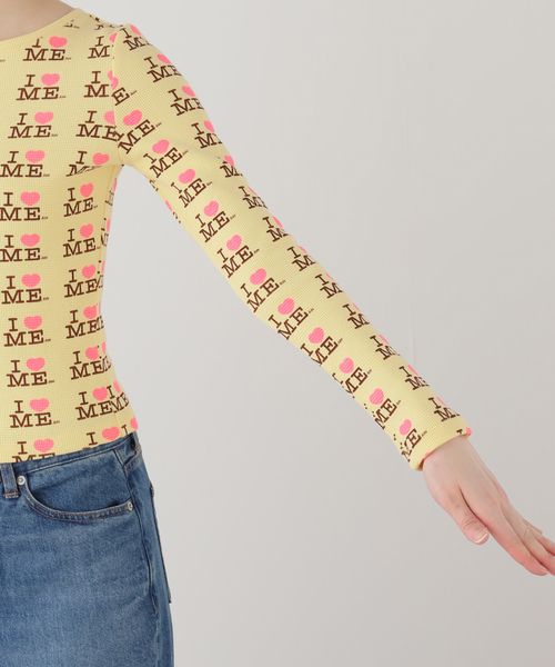 ASHLEY WILLIAMS(アシュリーウィリアムス)の「【Ashley Williams】 THERMAL TOP(カーディガン/ボレロ・レディース・イエロー・X-SMALL)」の8枚目の写真