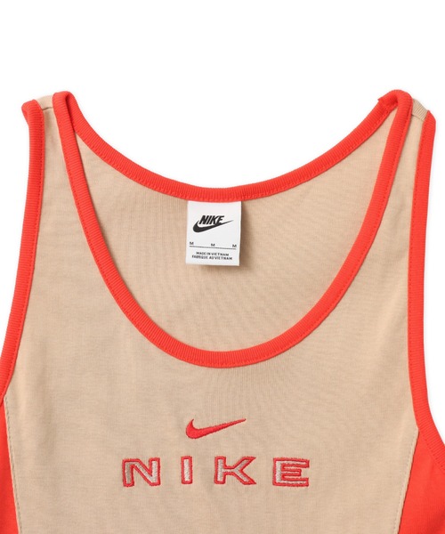 NIKE（ナイキ）の「NIKE AS WMNS NSW STREET GX TANK / ナイキ ウィメンズ NSW ストリート GX タンクトップ 【SP】（タンクトップ・レディース・ブラック/ベージュ・S/M/L）」の15枚目の写真