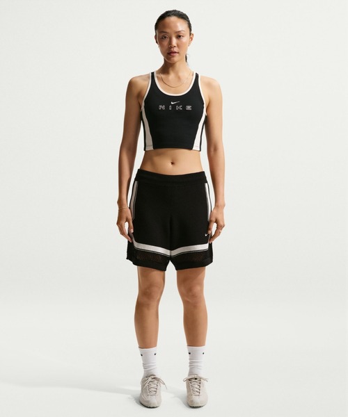 NIKE（ナイキ）の「NIKE AS WMNS NSW STREET GX TANK / ナイキ ウィメンズ NSW ストリート GX タンクトップ 【SP】（タンクトップ・レディース・ブラック/ベージュ・S/M/L）」の12枚目の写真