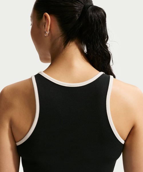 NIKE（ナイキ）の「NIKE AS WMNS NSW STREET GX TANK / ナイキ ウィメンズ NSW ストリート GX タンクトップ 【SP】（タンクトップ・レディース・ブラック/ベージュ・S/M/L）」の10枚目の写真