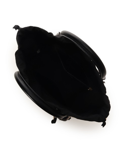 Samantha Thavasa Petit Choice(サマンサタバサ プチチョイス)の「リボンチャーム付き フリルかごバッグ(ショルダーバッグ・レディース・ブラック/オフホワイト/ピンク・FREE)」の19枚目の写真