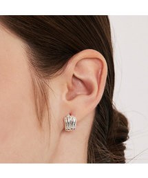 venus volume metal one-touch earring