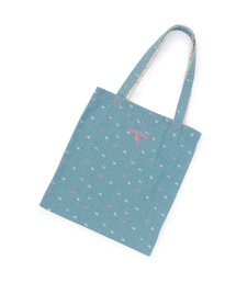 KP DECO（ケーピーデコ）の「デニム総柄プリント バッグ（トートバッグ）」