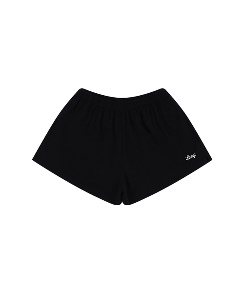 LAZYZ（レイジジ）の「エブリデイイージーショーツ（4色展開）（その他パンツ・レディース・ネイビー/ダークインディゴブルー/ブラック/ホワイト・FREE）」の2枚目の写真