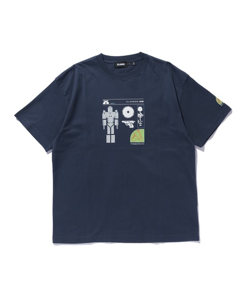 XLARGE(エクストララージ)の「X TEC S/S TEE(Tシャツ/カットソー・メンズ・ブラック/ホワイト/ネイビー・S/M/L/XL)」の1枚目の写真