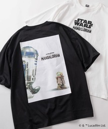 SlashDate（スラッシュデイト）の「【98】【STAR WARS/スターウォーズ】THE MANDALOIAN グラフィックプリント クルーネックTシャツ/バックプリント/ユニセックス/レディース/メンズ（Tシャツ/カットソー）」