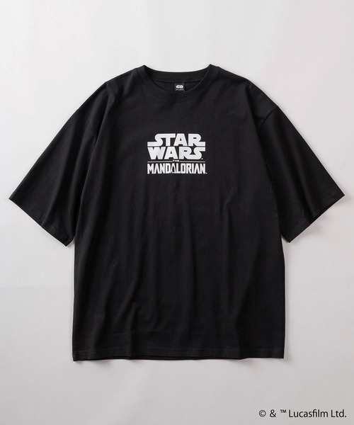 STAR WARS(スターウォーズ)の「【98】【STAR WARS/スターウォーズ】THE MANDALOIAN グラフィックプリント クルーネックTシャツ/バックプリント/ユニセックス/レディース/メンズ(Tシャツ/カットソー・メンズ・ブラック系/ブラック系1/ブラック系3/ホワイト系3/ブラック系2/ホワイト系/ホワイト系1/ホワイト系2・M/L)」の9枚目の写真