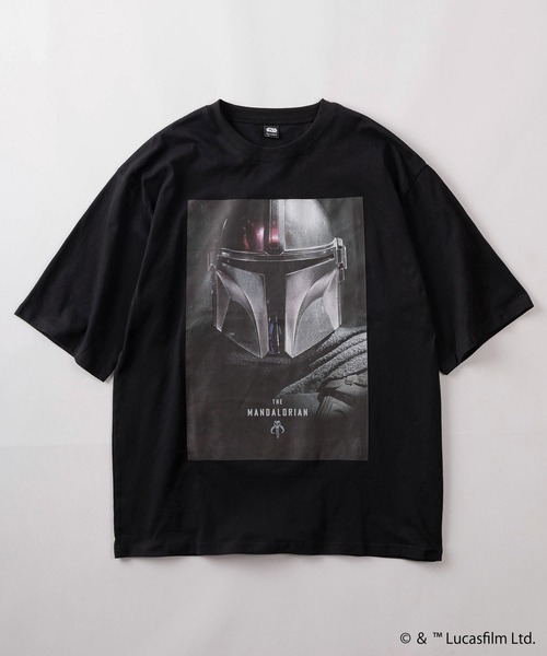 STAR WARS(スターウォーズ)の「【98】【STAR WARS/スターウォーズ】THE MANDALOIAN グラフィックプリント クルーネックTシャツ/バックプリント/ユニセックス/レディース/メンズ(Tシャツ/カットソー・メンズ・ブラック系/ブラック系1/ブラック系3/ホワイト系3/ブラック系2/ホワイト系/ホワイト系1/ホワイト系2・M/L)」の14枚目の写真