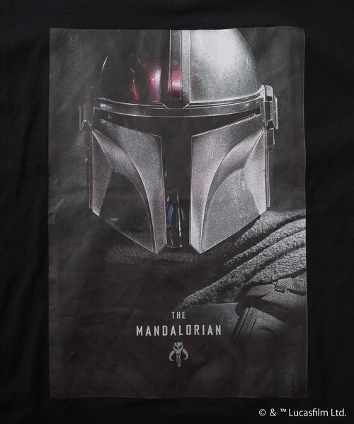 STAR WARS(スターウォーズ)の「【98】【STAR WARS/スターウォーズ】THE MANDALOIAN グラフィックプリント クルーネックTシャツ/バックプリント/ユニセックス/レディース/メンズ(Tシャツ/カットソー・メンズ・ブラック系/ブラック系1/ブラック系3/ホワイト系3/ブラック系2/ホワイト系/ホワイト系1/ホワイト系2・M/L)」の15枚目の写真