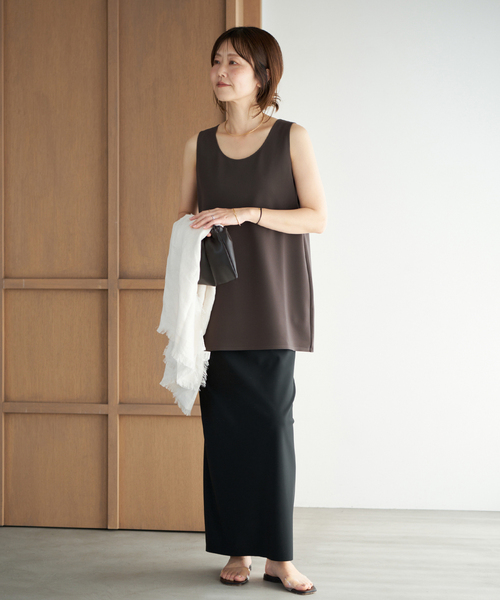 plage（プラージュ）の「《追加》R’IAM ダイバータイトスカート 2（スカート・レディース・ブラック・40/38/36/34）」の2枚目の写真