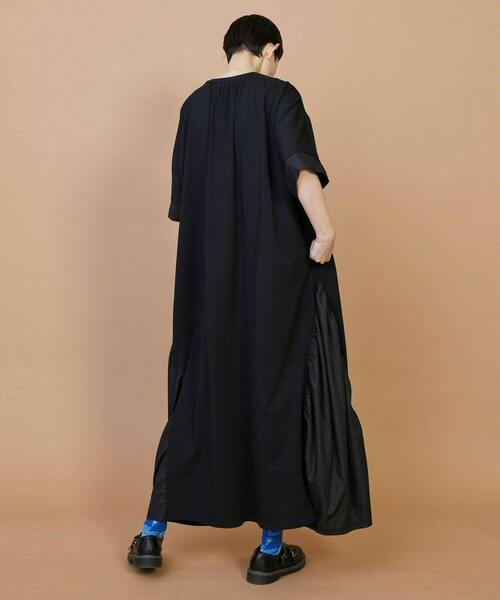 FRAPBOIS（フラボア）の「トリムワンピ（ワンピース・レディース・ブラック/レンガ・1）」の13枚目の写真