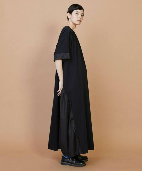 FRAPBOIS（フラボア）の「トリムワンピ（ワンピース・レディース・ブラック/レンガ・1）」の14枚目の写真